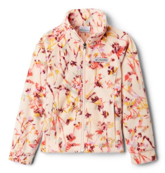 Columbia Girls Fleece Jacket UK Sale - Benton Springs II Jackets White UK-346671